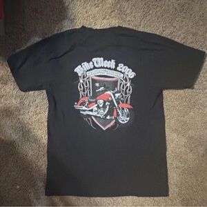 Sturgis Men's Black Cotton Crew Neck Short Sleeve Bike Week 2006 T-Shirt L